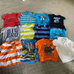 12 boys shirts